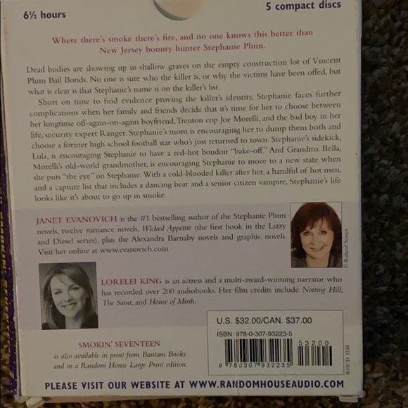 4 Janet Evanovich Audio Cds - Picture 3 of 5